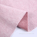 Brushed Solid Color Thermal Knitted TR Brushed Fabric